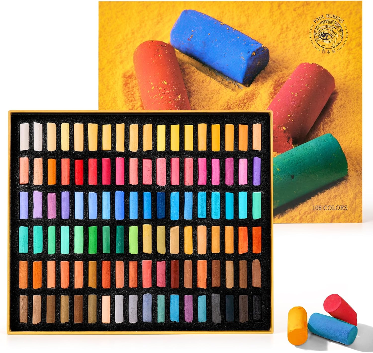 Chalk Pastel Set - Ensemble de pastels doux Paul Rubens,
