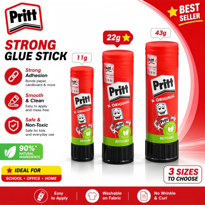 Art Craft 6 Year Old - Colle en bâton Pritt originale, non