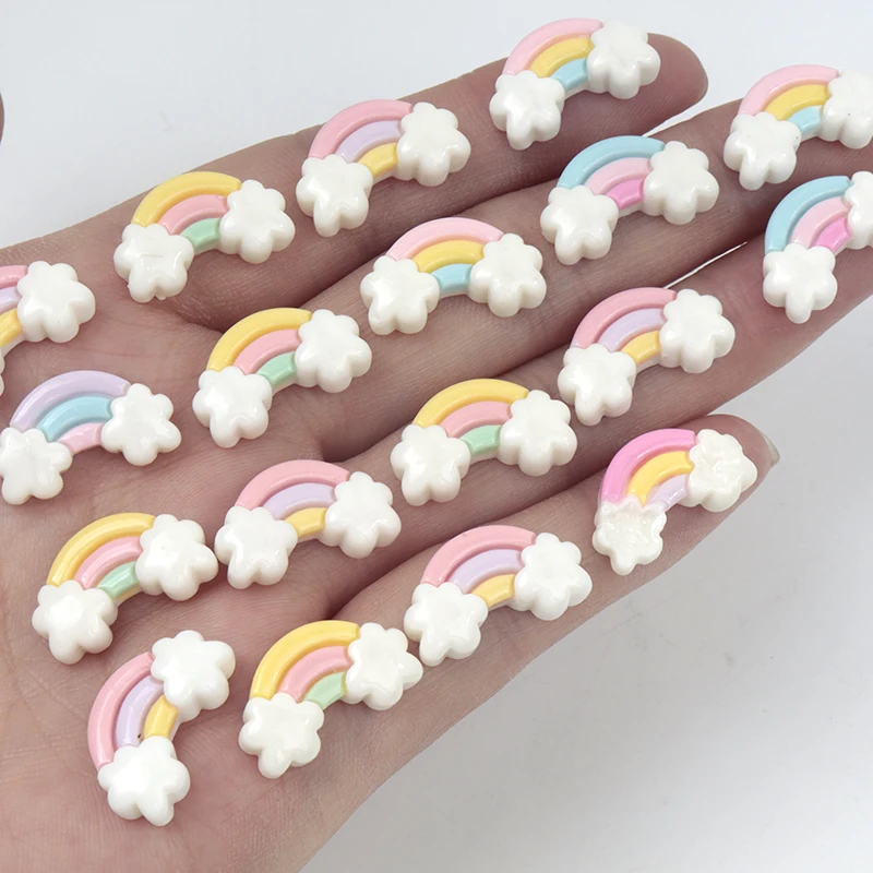 Art Craft 6 Year Old - 30/300 pièces Mini Résine Arc-en-ciel Plate