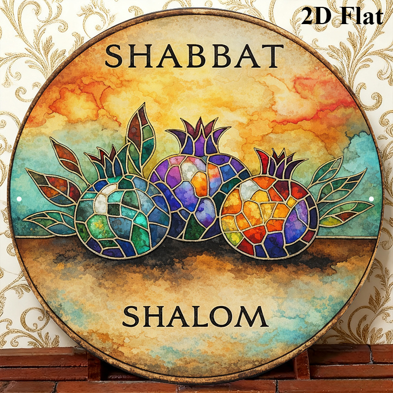 Art & Craft Hari Raya - CIFBUY Décoration murale vintage en aluminium,