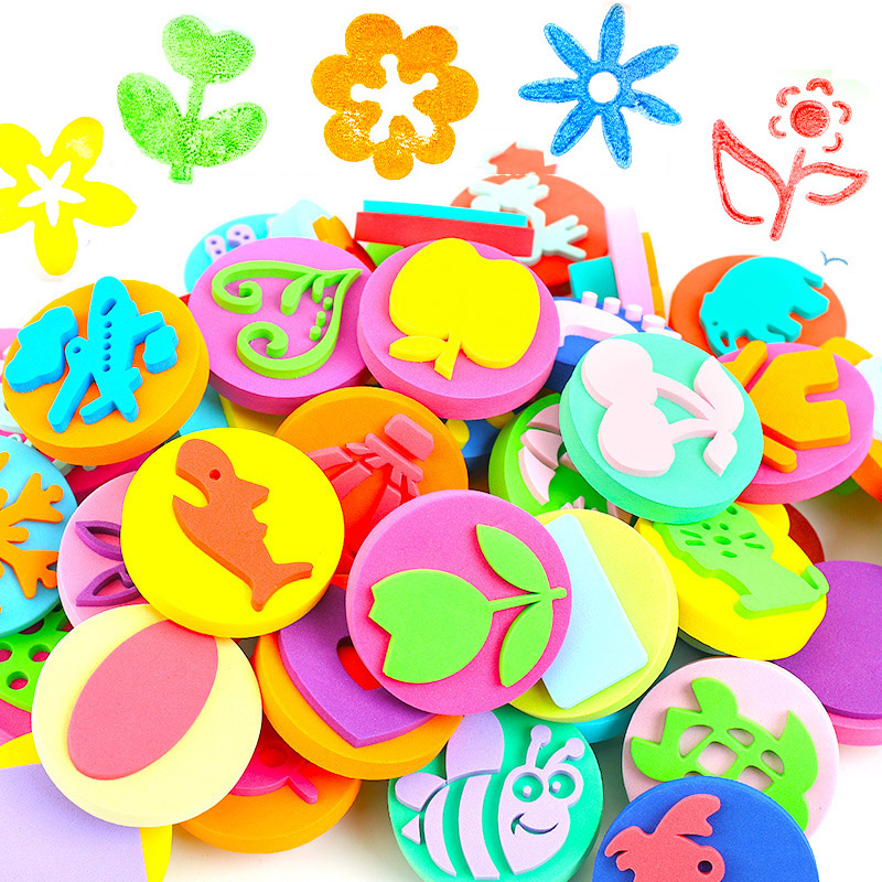 Art Craft 6 Year Old - Timbres en mousse pour peinture, animaux