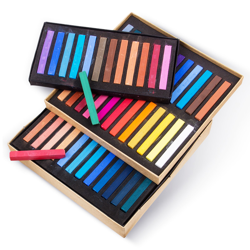 Chalk Pastel Set - Crayons pastel secs doux pour étudiants,