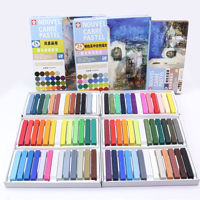 Sakura – Crayon Pastel dur 12/ - Chalk Pastel Set avis et prix