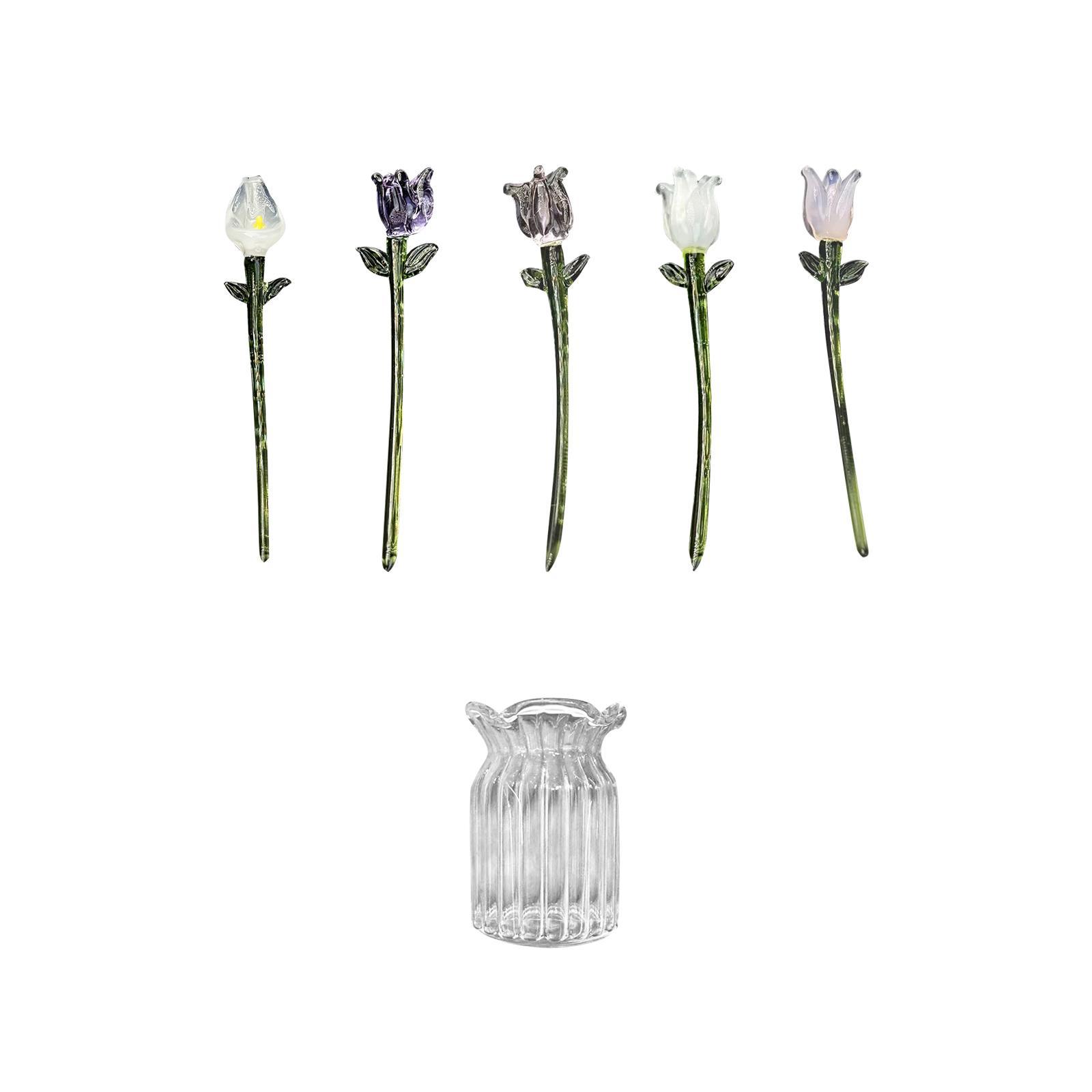 Figurine de fleur en verre, dé - Art And Craft For Mother'S Day avis et prix