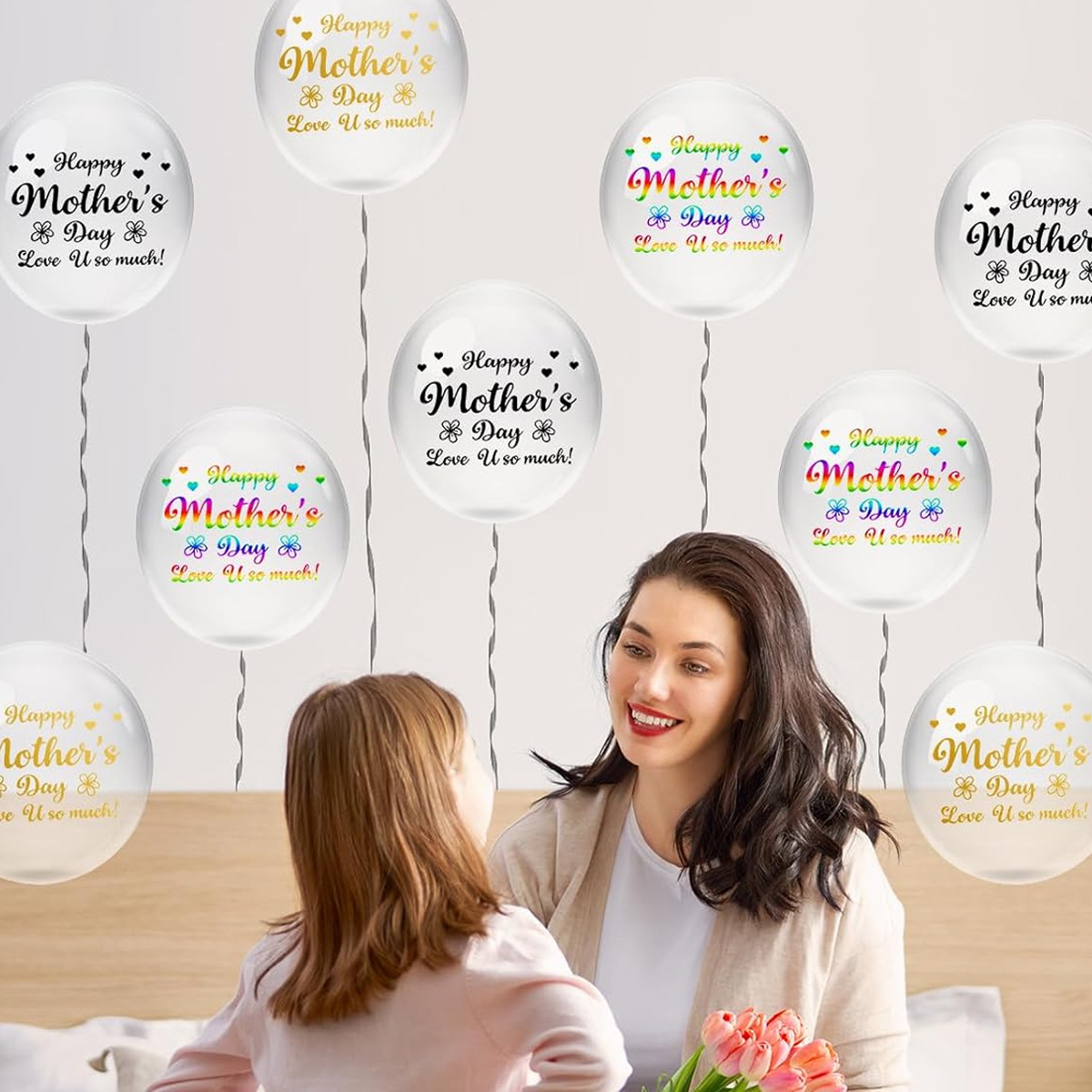 Autocollants de ballons pour f - Art And Craft For Mother'S Day avis et prix