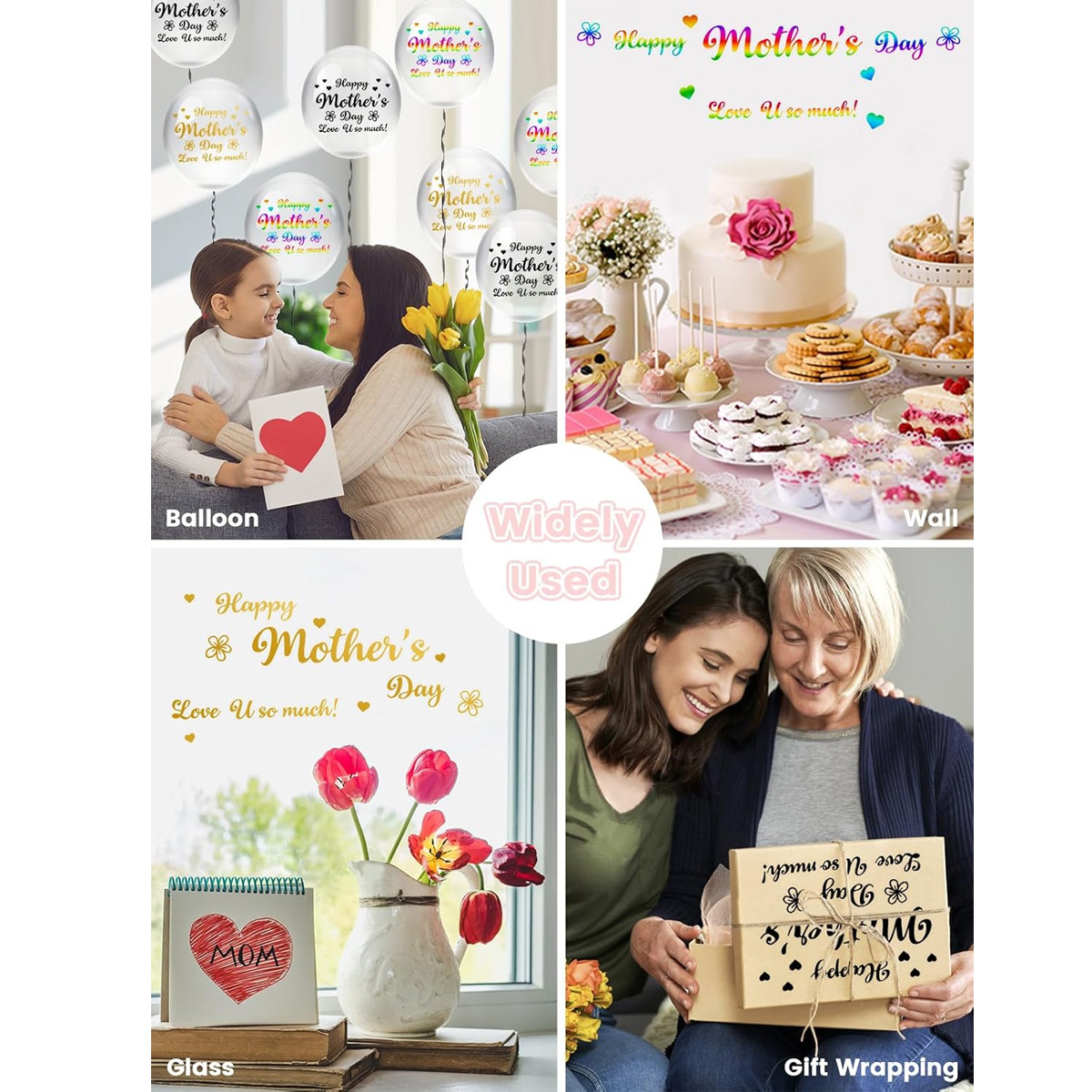 Autocollants de ballons pour f - Art And Craft For Mother'S Day avis et prix