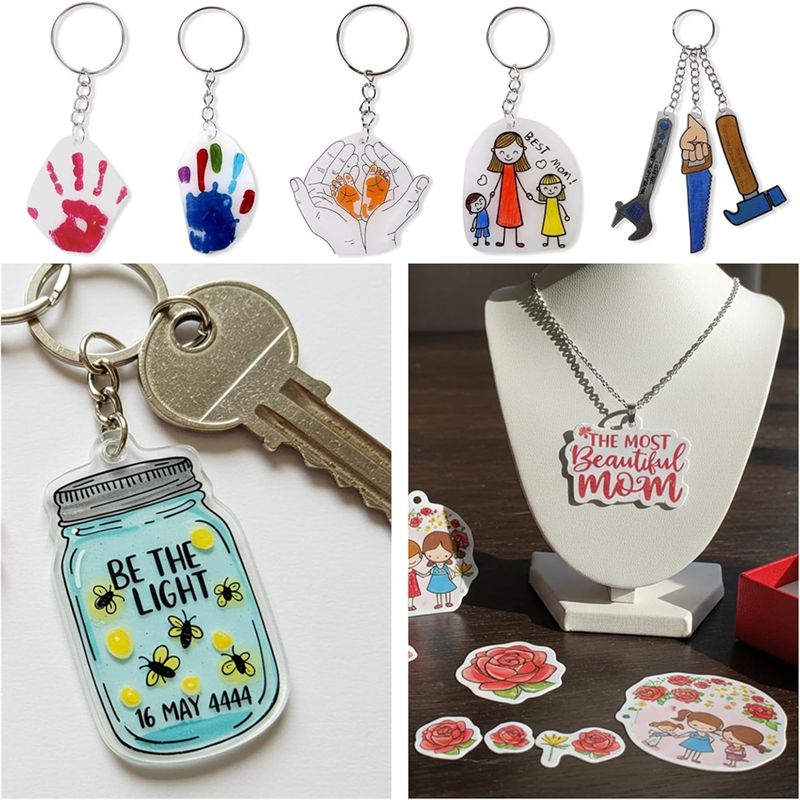 LIKE WISH Feuilles de plastiqu - Art And Craft For Mother'S Day avis et prix
