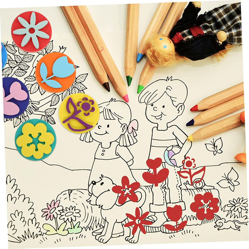Timbres en mousse pour peintur - Art Craft 6 Year Old avis et prix